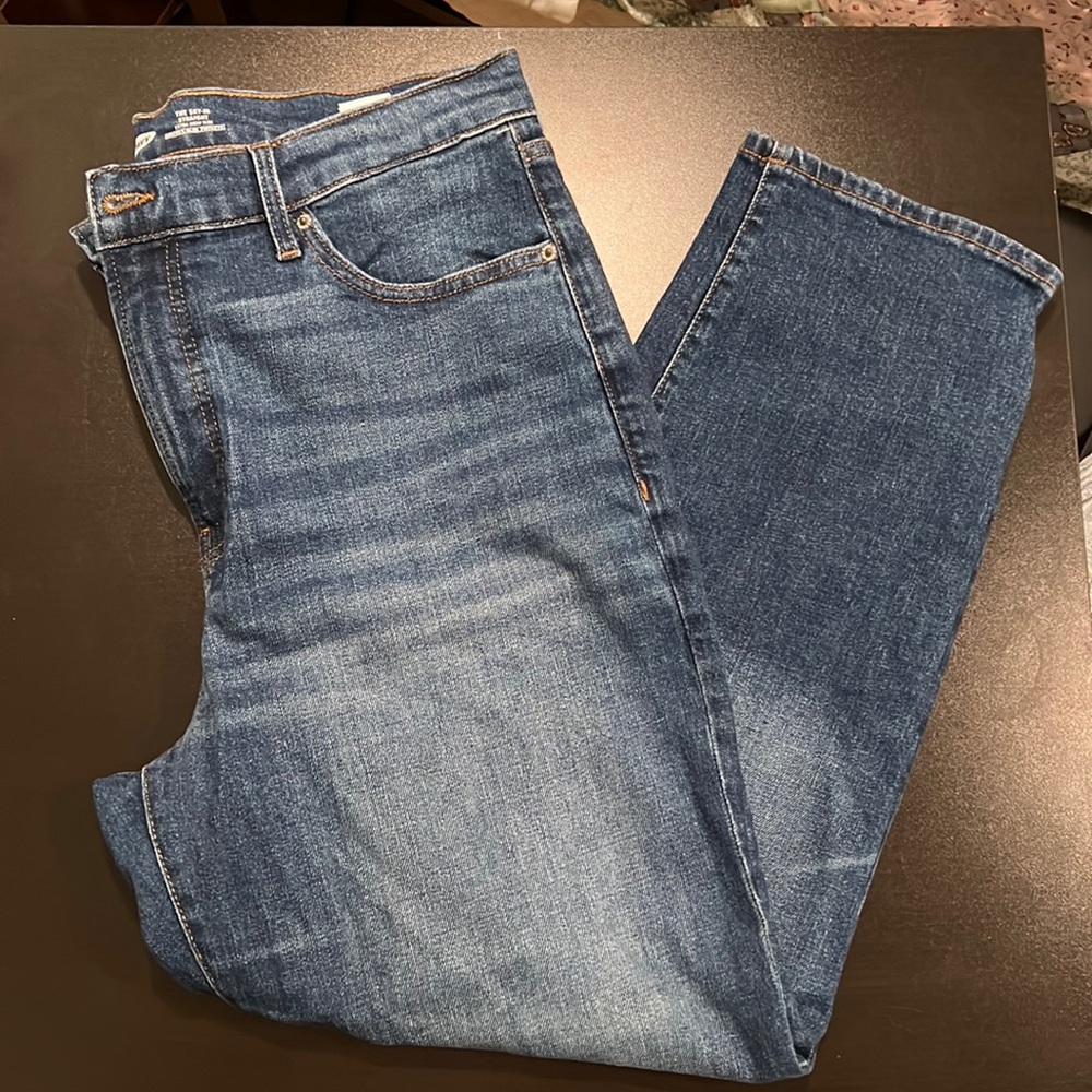 Old Navy Sky Hi Straight Jeans